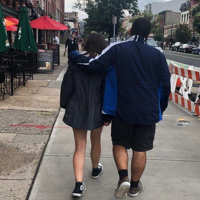 Our first photo together