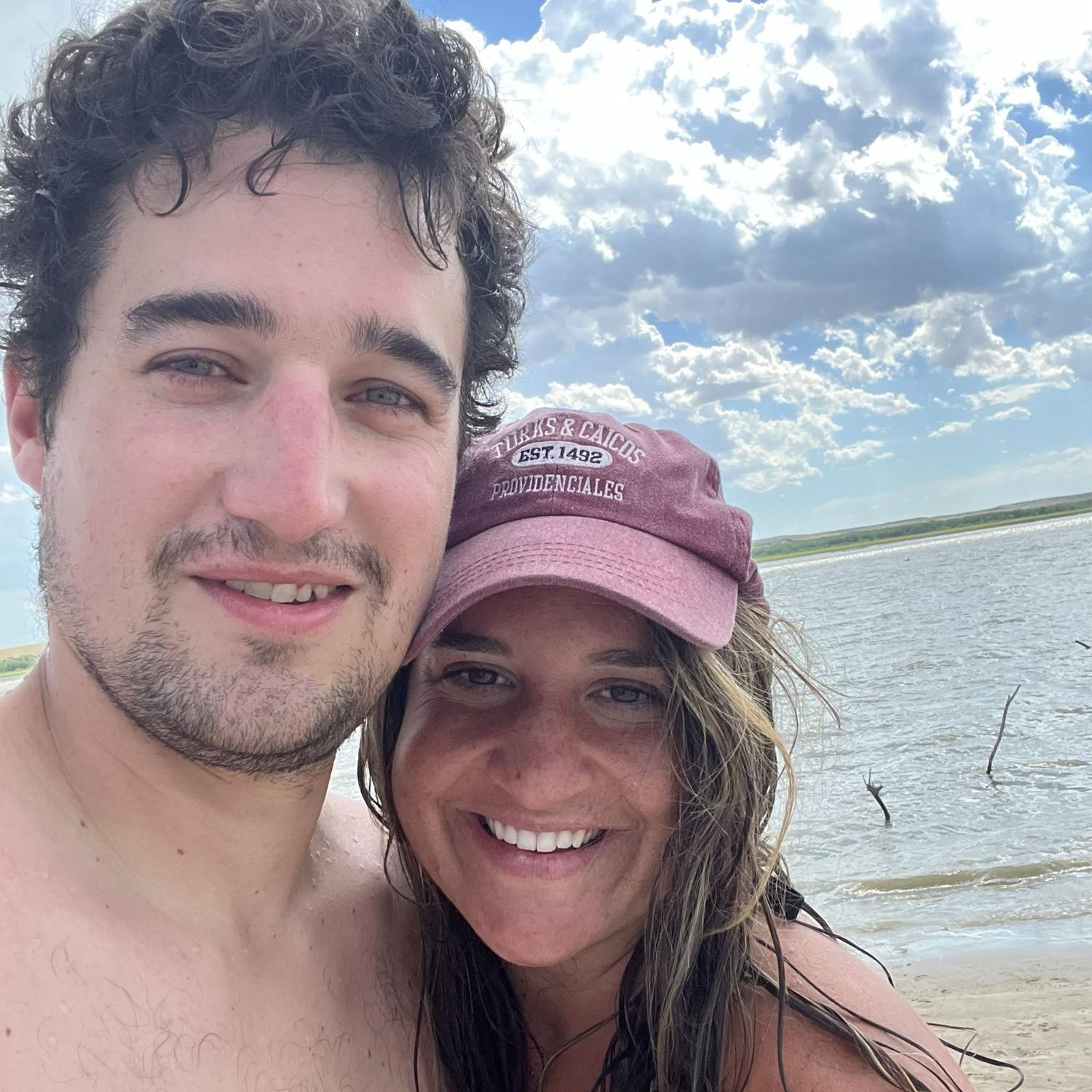 Our first trip! Camping in  Lake Mac after a few weeks of knowing each other...