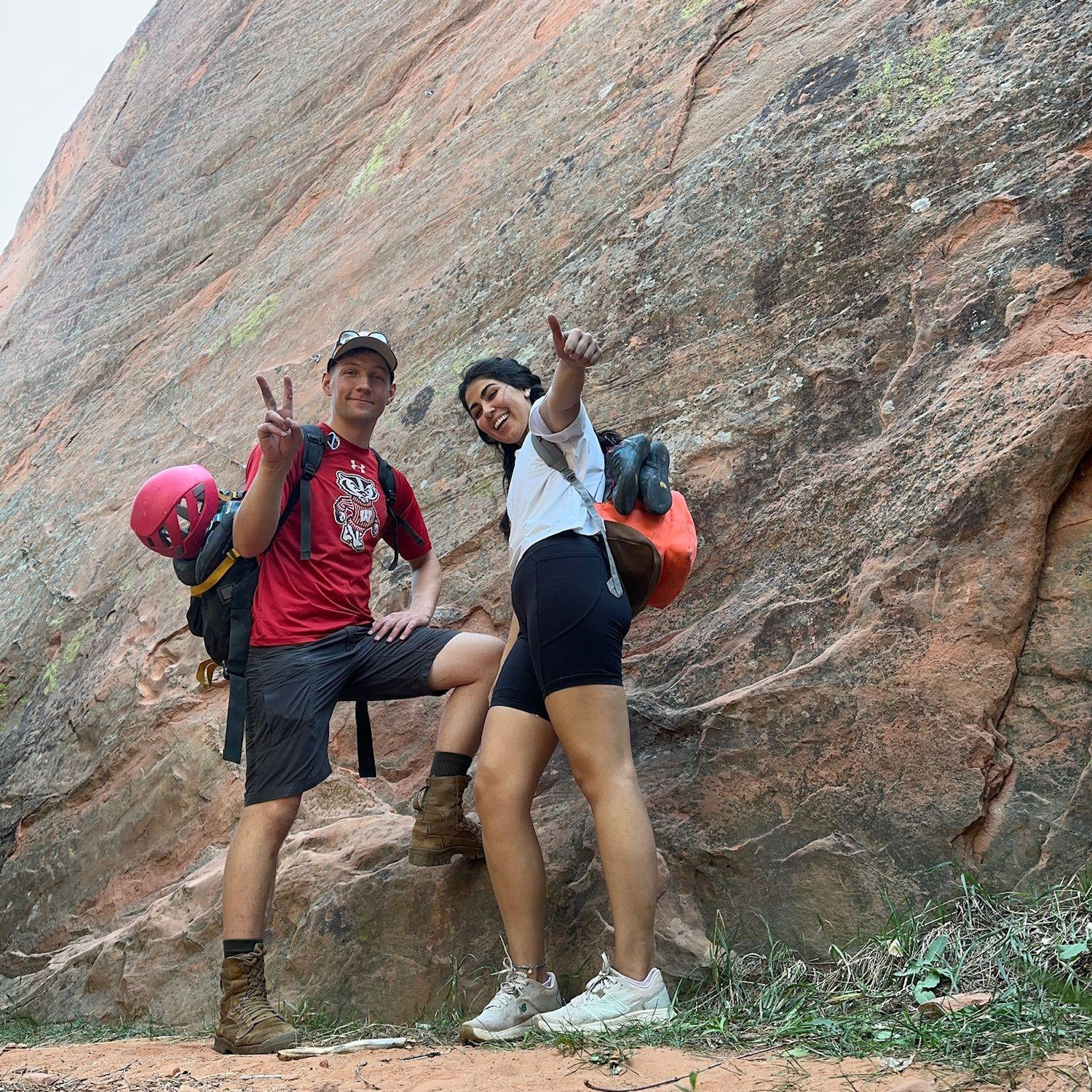 Rock climbing in CO, 2024