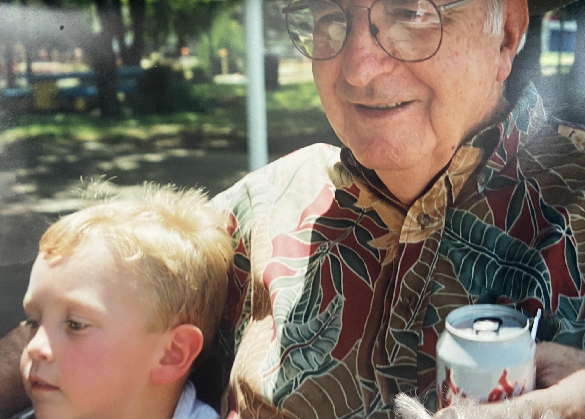 Brandon and his grandpa, Big O. Rest In Peace you wonderful soul.