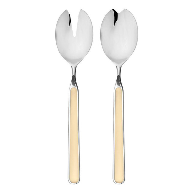Fantasia Salad Serving Set, 2-Piece, Vanilla