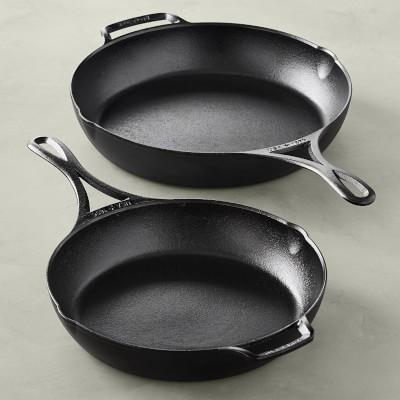 Lodge Blacklock Triple Seasoned Cast Iron Skillet Set