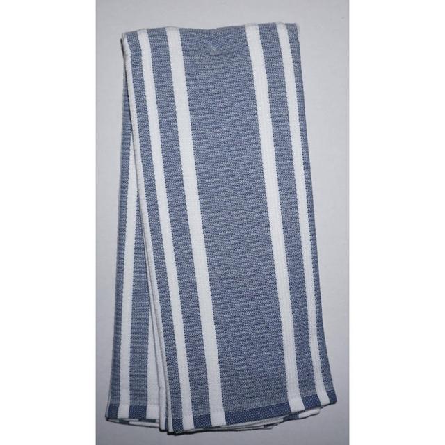 2pk Cotton Striped Terry Kitchen Towels Dark Blue - Threshold™