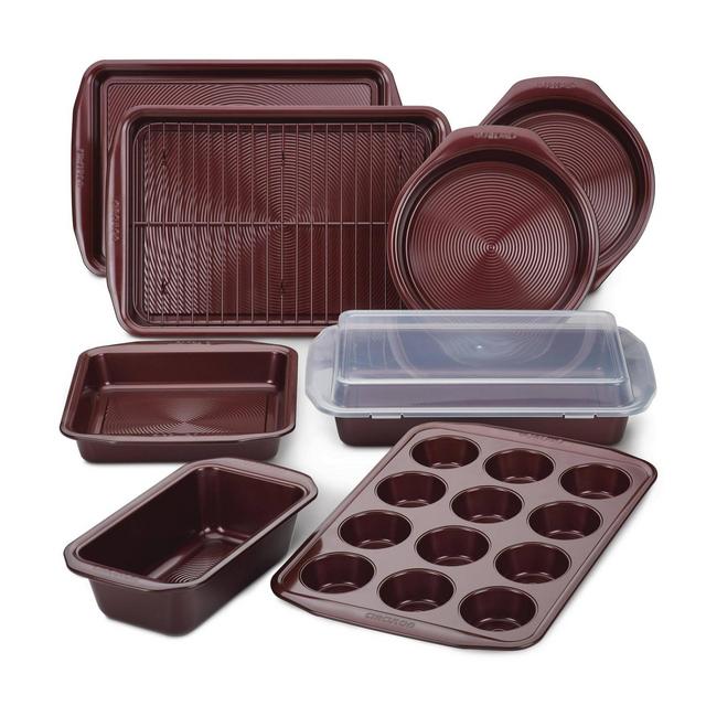 Circulon 10pc Nonstick Bakeware Set Merlot