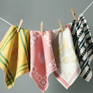 Anthropologie: Micaela Jacquard Dishcloths, Set of 4