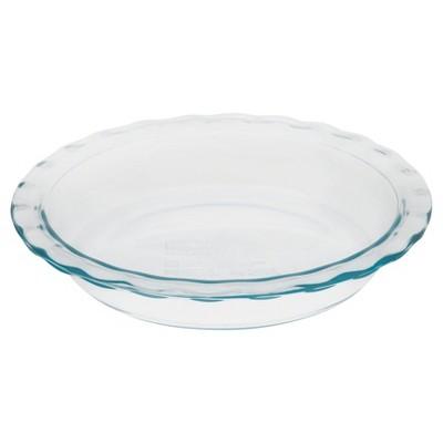 Pyrex Grip Rite 9.5" Glass Pie Pan