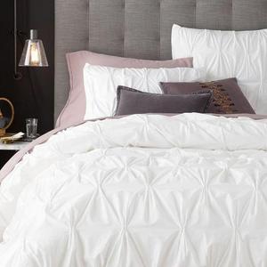 Organic Cotton Pintuck Duvet Cover + Shams
