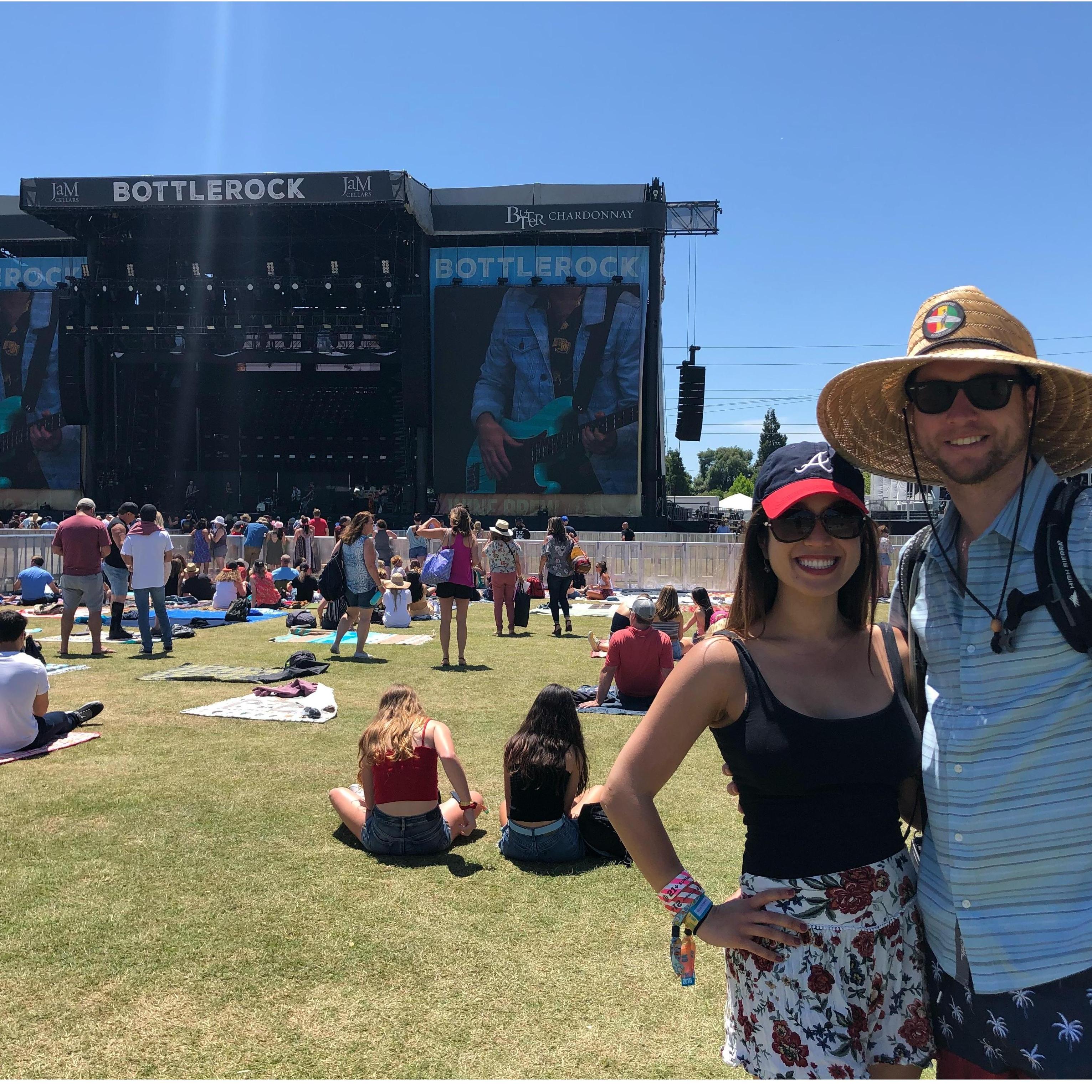 Attend Napa's Bottlerock festival yearly!