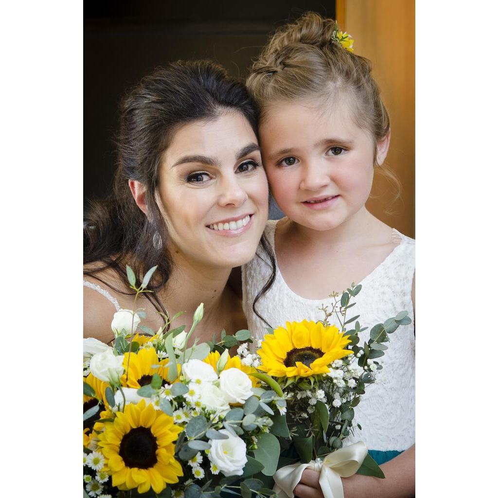 Our niece and flower girl, Arianna