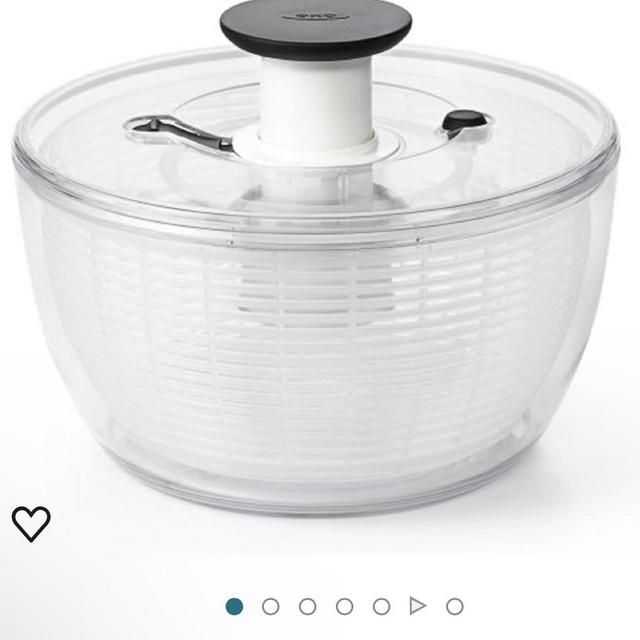 OXO Good Grips Large Salad Spinner - 6.22 Qt., White