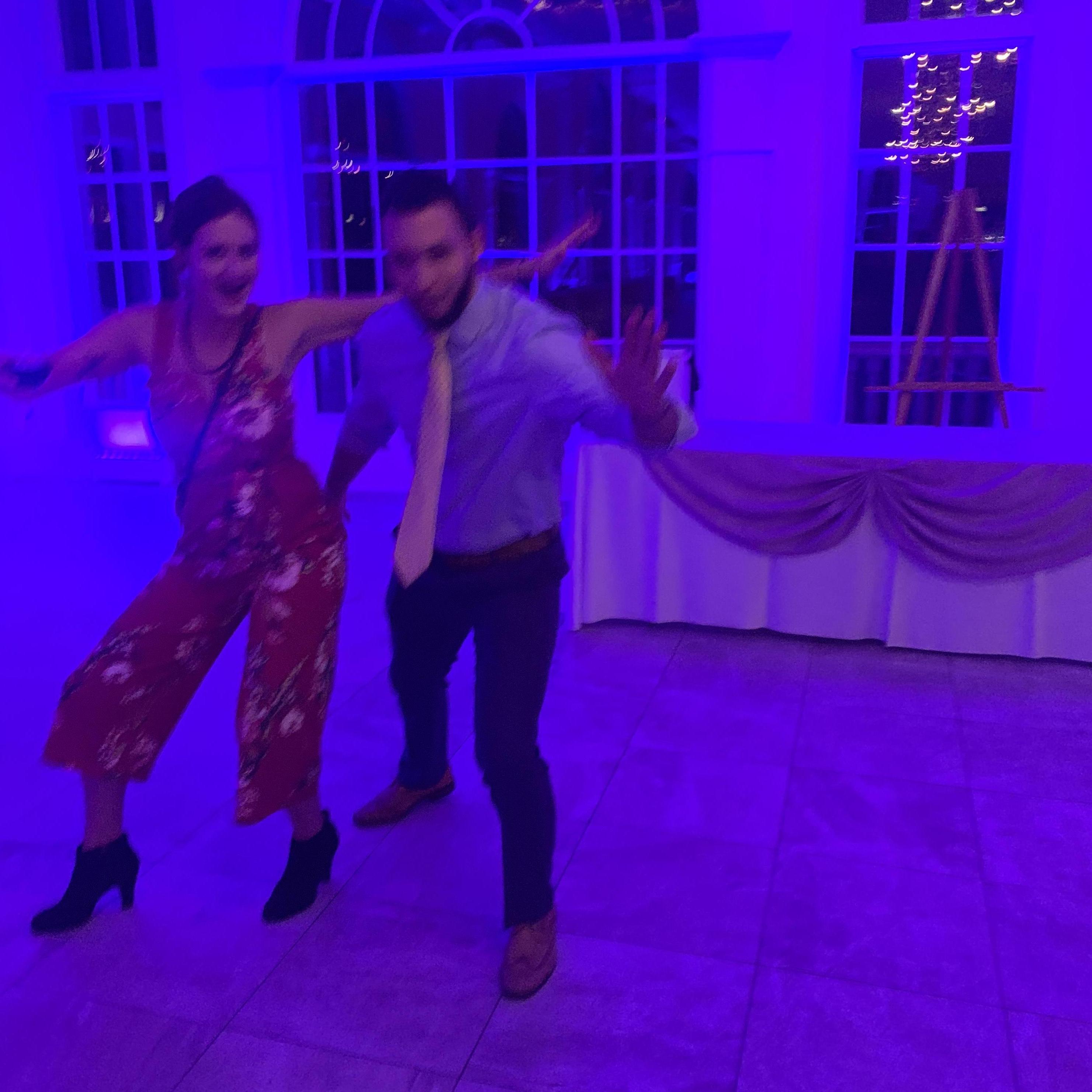 Dancing at the Epilepsy Gala in November 2019
