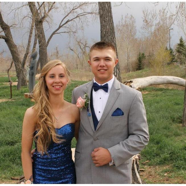 Our best looking prom photo from way back!