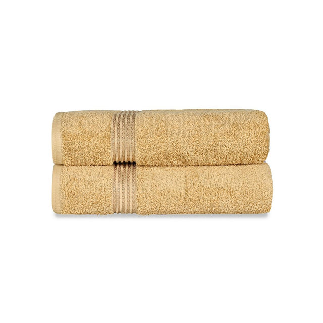 Superior Solid Quick Drying Absorbent 2 Piece Egyptian Cotton Bath Sheet Towel Set