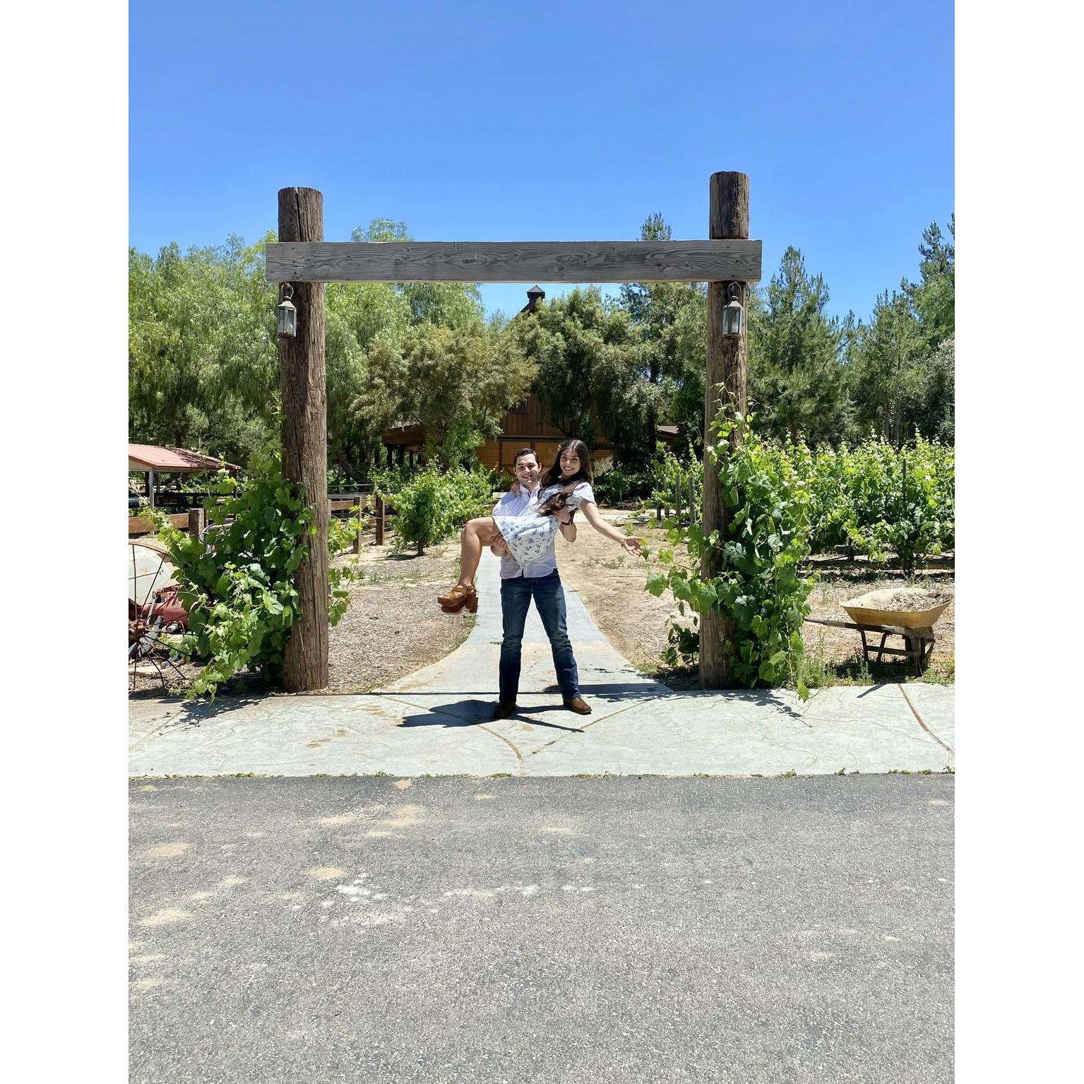 The day we booked our dream venue!