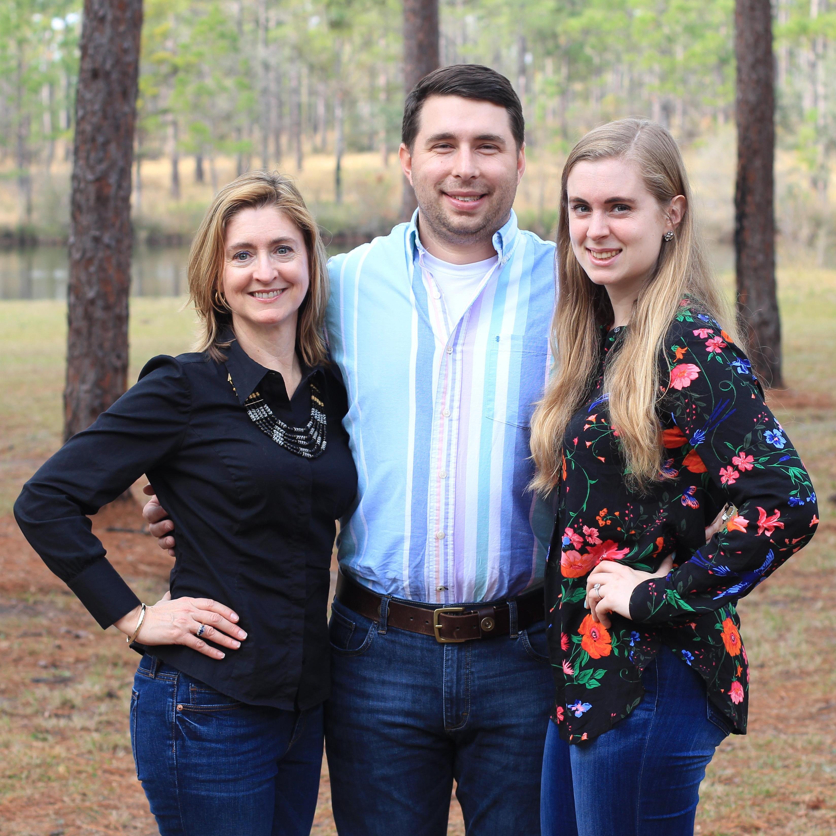 This photo was taken at Trinity Place in Georgia the weekend that Matt got to meet all of the Jones cousins