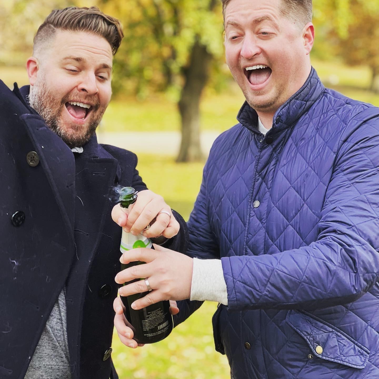 Another from our Engagement in November! When you hear the POP! you need to say "Whooo!" Or are you really living?