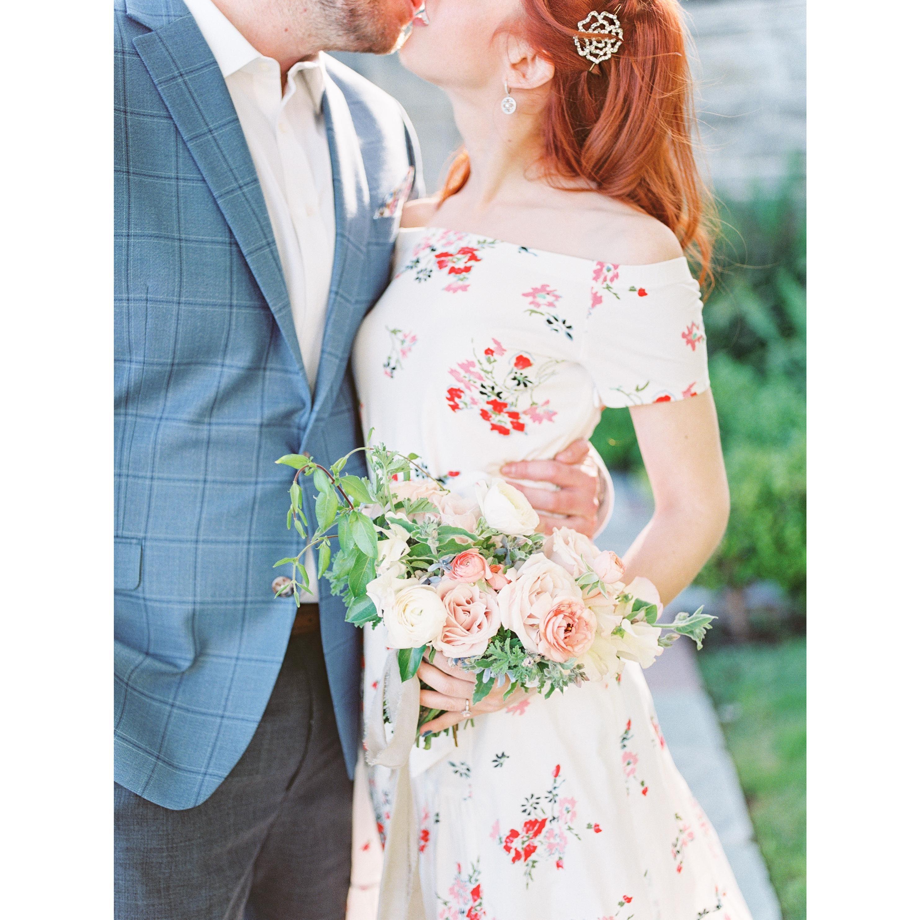 Taken at Greystone Mansion during our engagement photo shoot. This is one of our favorites!