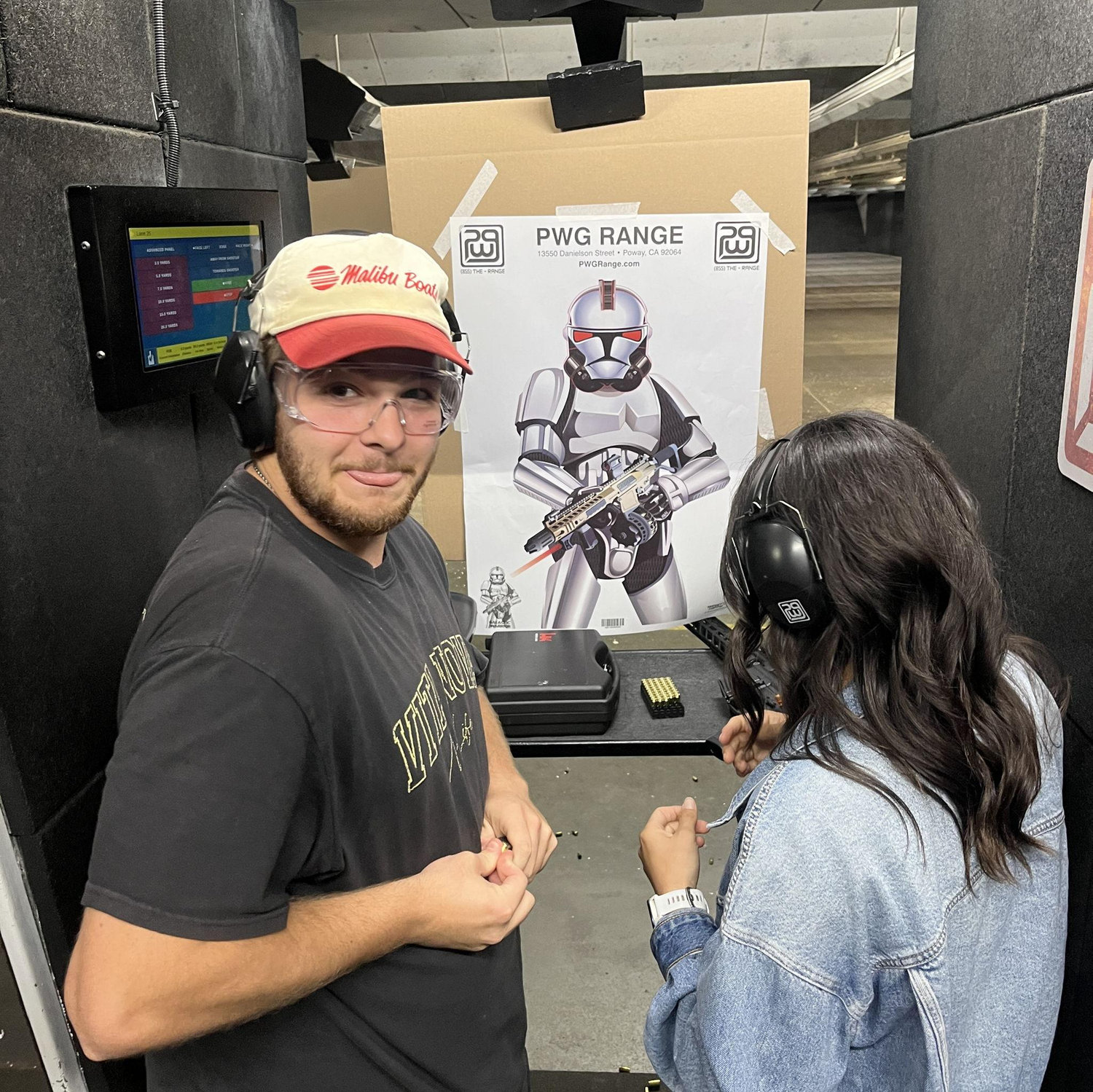 Sabrina had incredibly better aim than Asher
