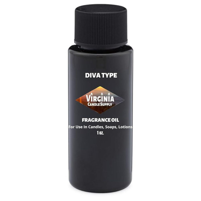 Diva Type Fragrance Oil (Our Version of The Brand Name) (1 oz Bottle) for Candle Making, Soap Making, Tart Making, Room Sprays, Lotions, Car Fresheners, Slime, Bath Bombs
