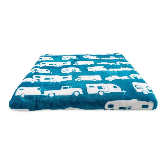 Blue King Plush Fleece Blanket