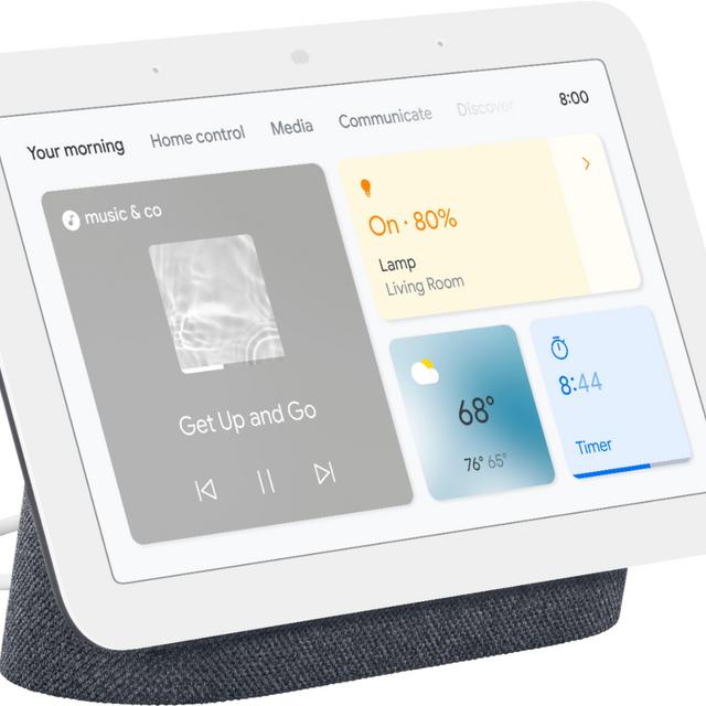 Nest Hub 7” Smart Display with Google Assistant (2nd Gen) - Charcoal