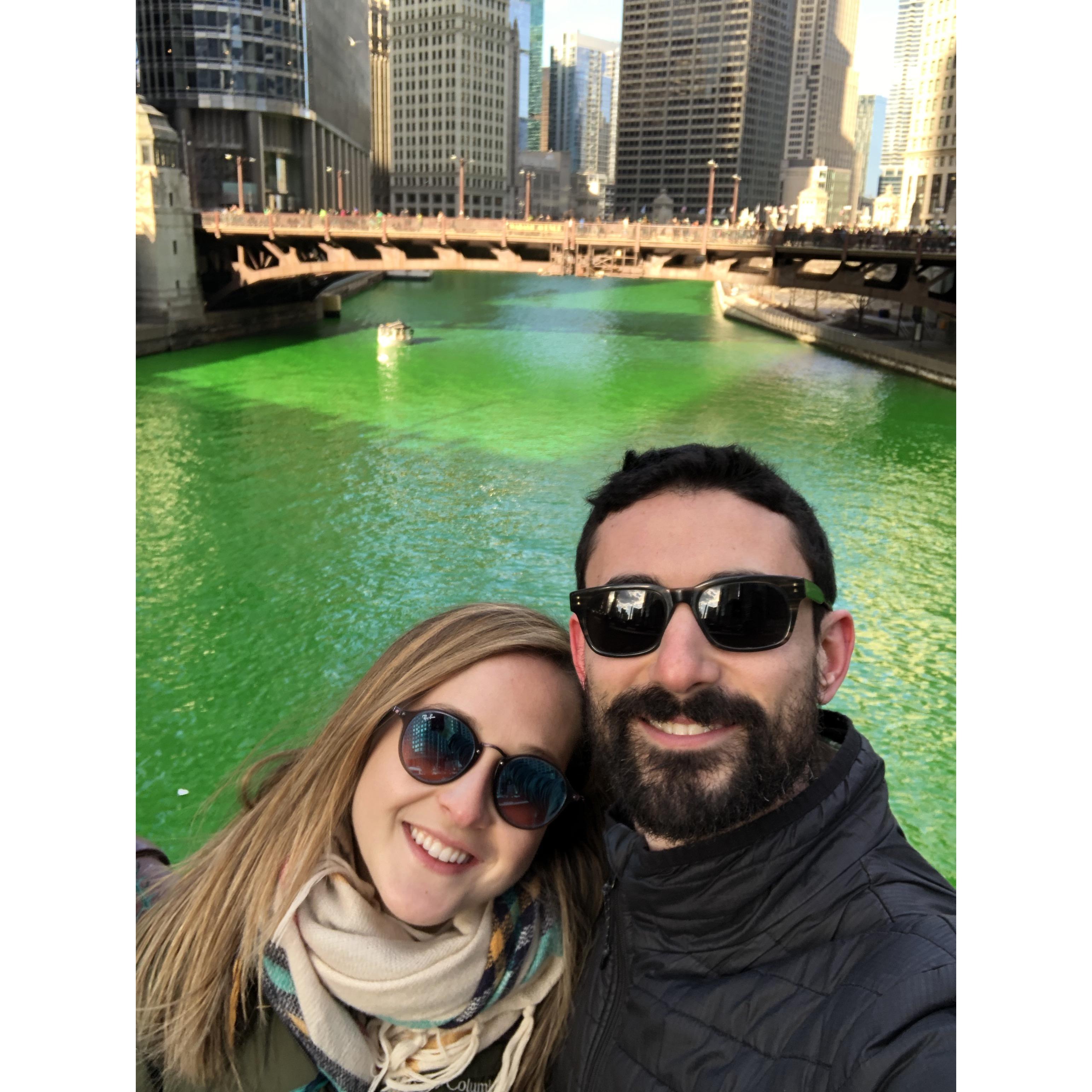 Fun fact: Dan hates St. Patty's Day wknd in Chicago b/c it always overshadows his bday