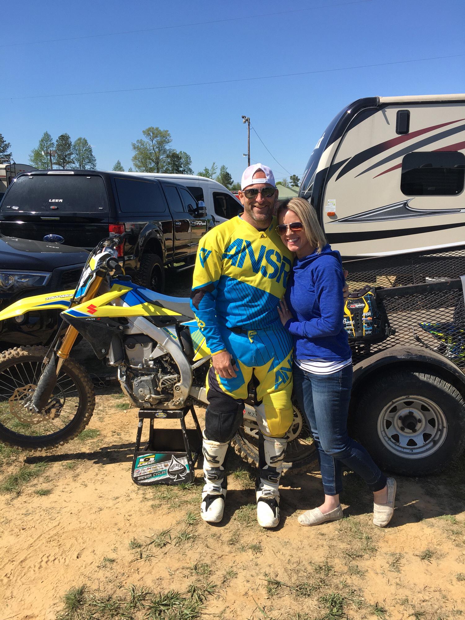 ECMX I will always support his decision to ride, even if it scares me to death. Please note, I prefer to watch motocross in the stands with his hand in mine.