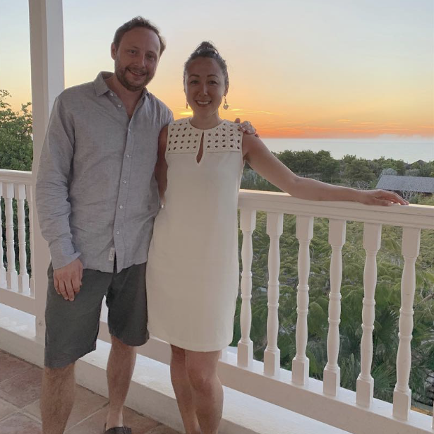 Celebrating our 9 year anniversary (Parrot Cay, Turks & Caicos, April 2019)