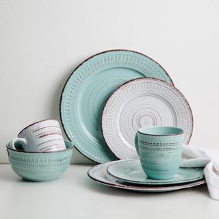 Cosenza Round Dinner Plate, Set of 4