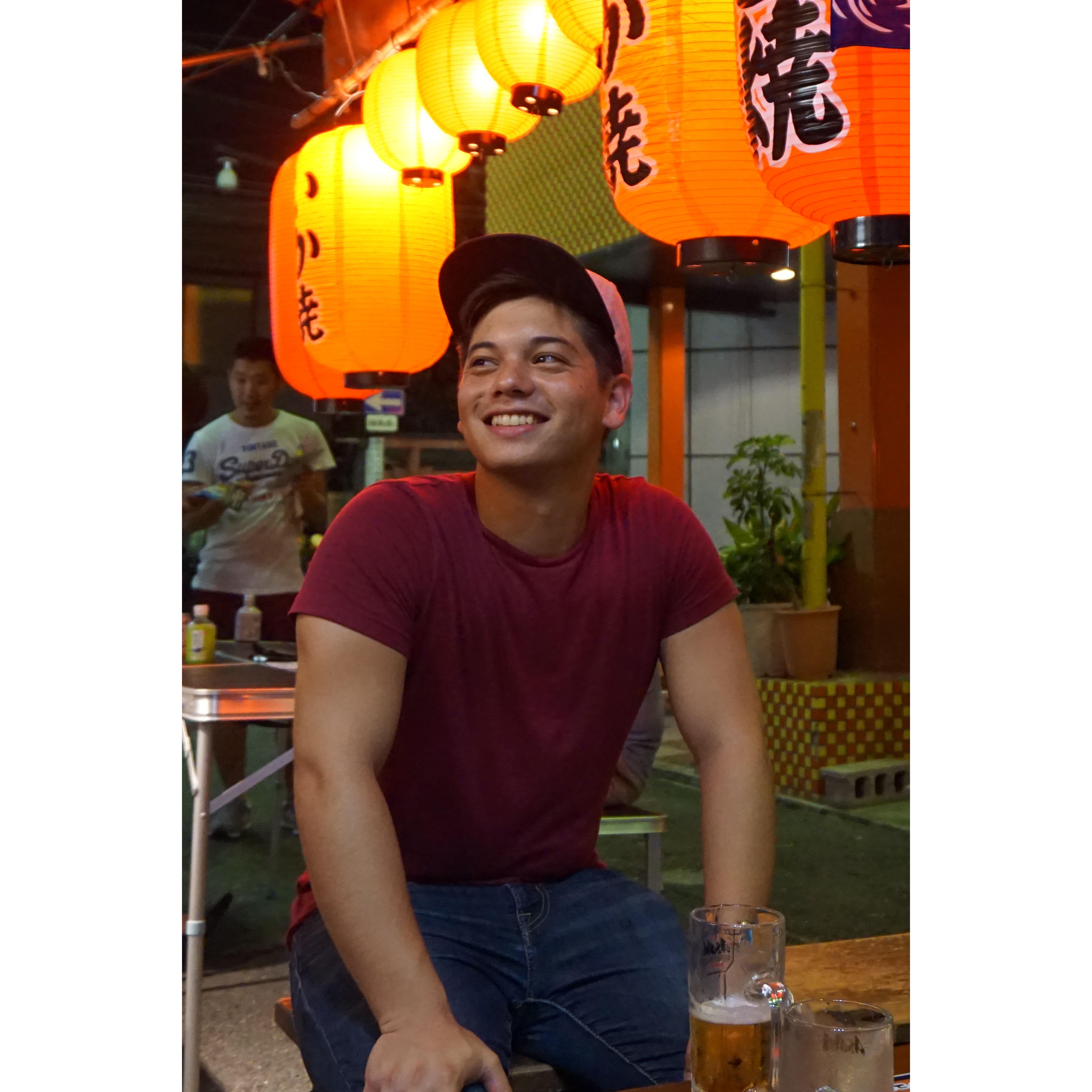 Jason and I went to Japan together for the first time in the Summer of 2017