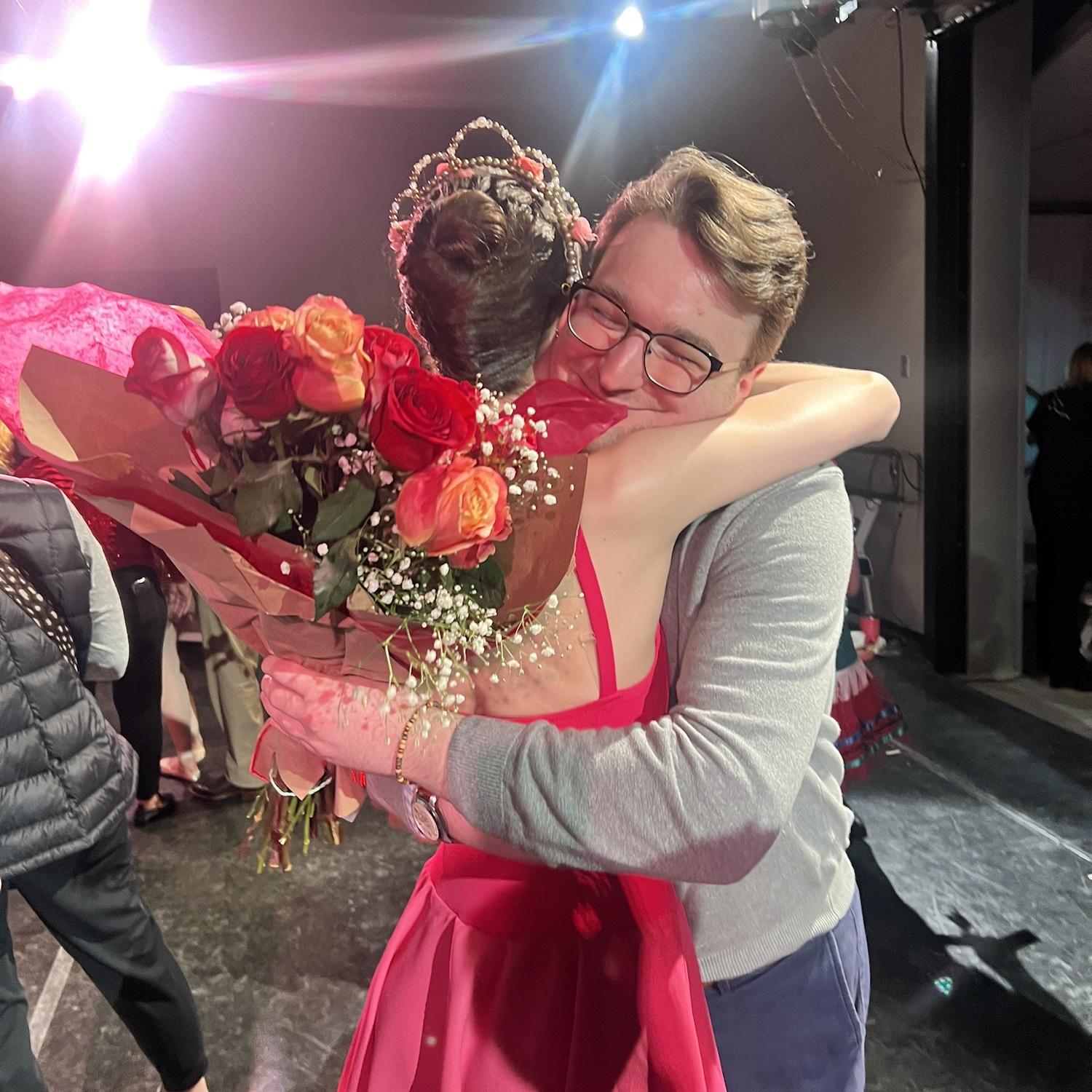 Justin seeing the Nutcracker for the first time!