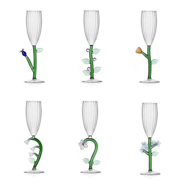 Ichendorf Botanica Set of 6 Optical Flutes