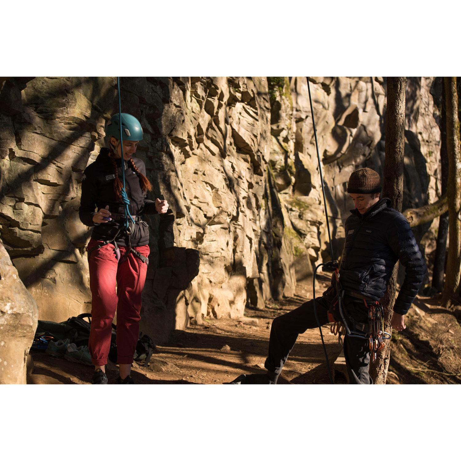 Climbing day at Ozone, Feb 2022