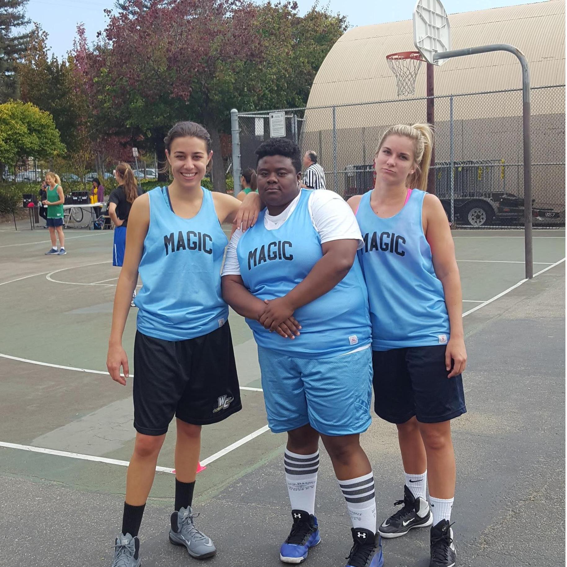 Hoop Dreams with Team Magic
MaryRose, Ash and Victoria
#ballin'

Berkeley, CA
September 2016