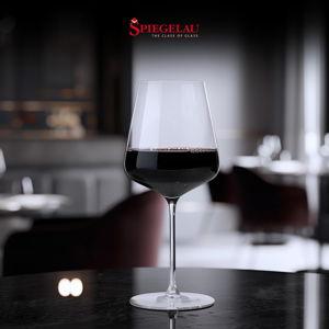 Spiegelau Definition Bordeaux Wine Glasses Set of 4 – Large Red Wine Glasses for Cabernet Sauvignon & Merlot – Lead-Free Crystal Stemware for Home Bar & Special Occasions