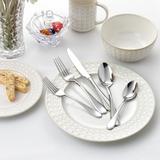 Lorren Home Trends Monterey 20-Piece Stainless Steel Flatware Set, Service for 4
