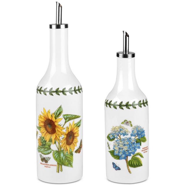 Portmeirion Botanic Garden Oil & Vinegar Drizzler Set