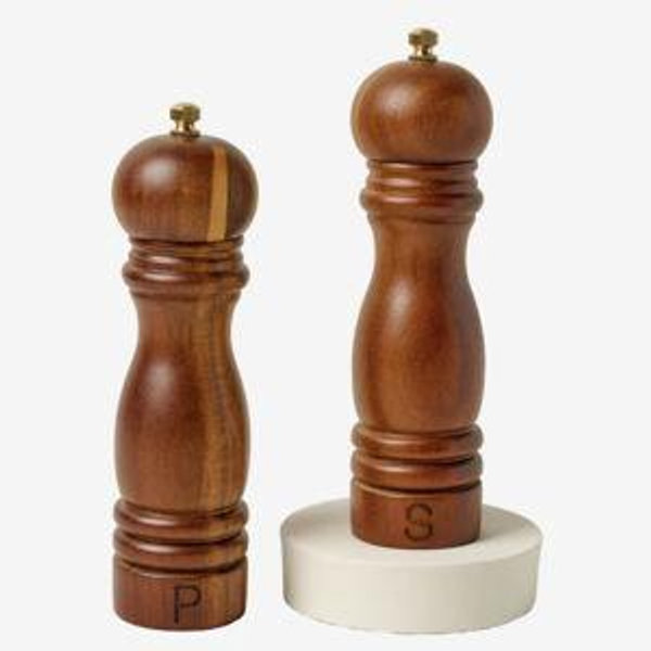 Wood Salt & Pepper Grinder Set