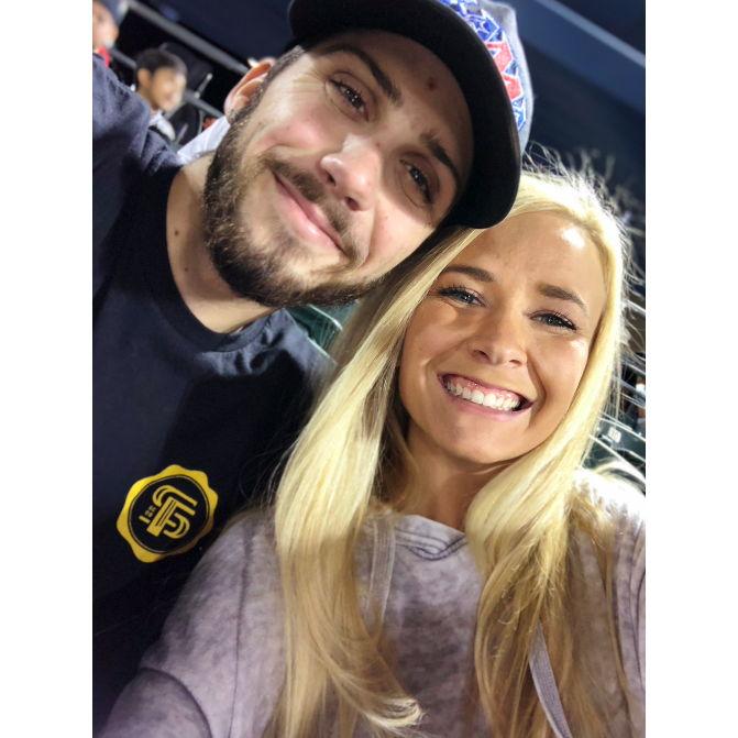Austin & Chloe attending an Arizona minor league baseball game for extra credit. October 4th, 2018