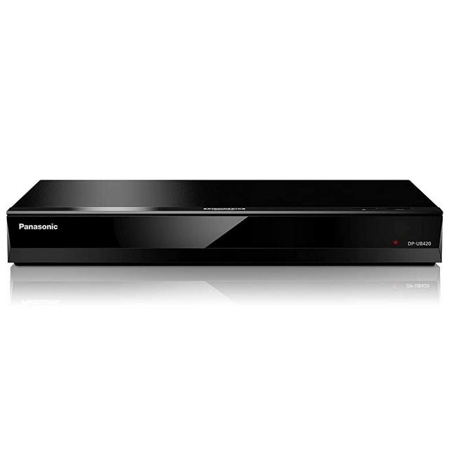 Panasonic 4K Ultra HD Blu-ray Player with HDR10, HDR10+ and Hybrid Log-Gamma (HLG) Playback, Hi-Res Sound, 4K VOD Streaming and Voice Assist – Black (DP-UB420)