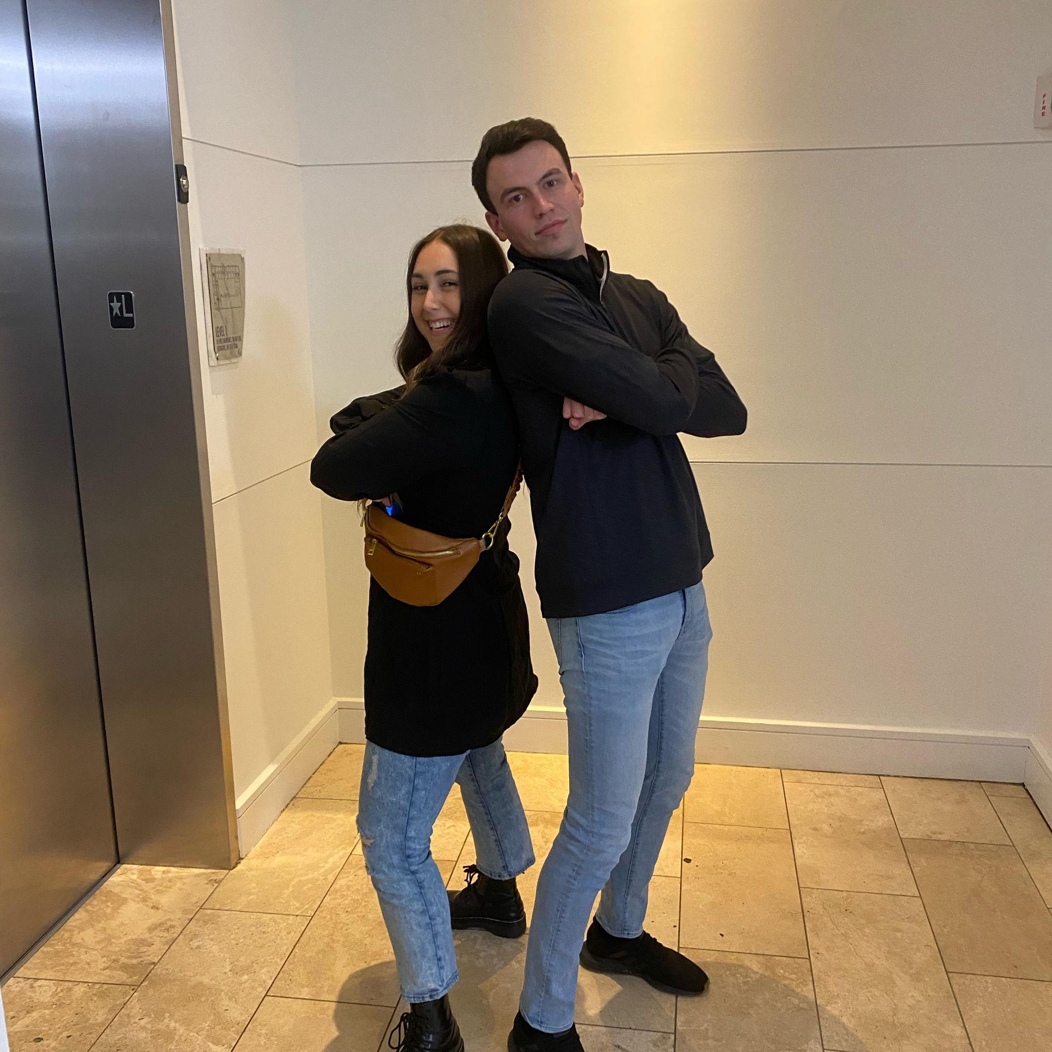 us as friends accidentally matching!