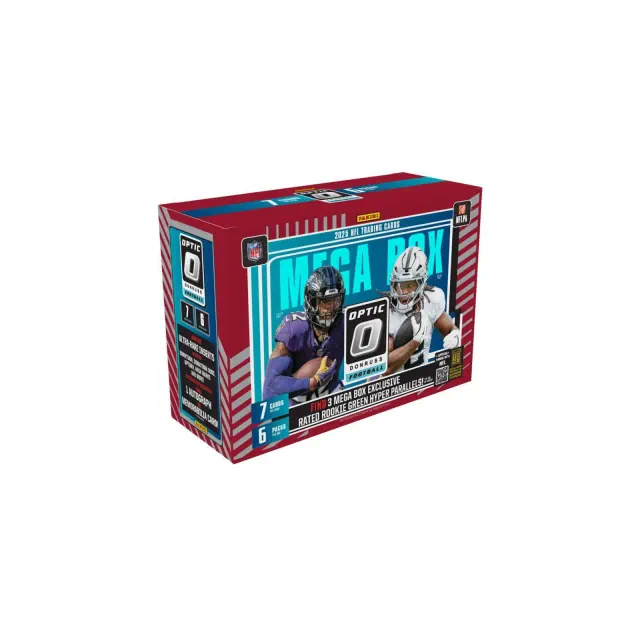2025 Panini NFL Optic Donruss Football Trading Card Mega Box