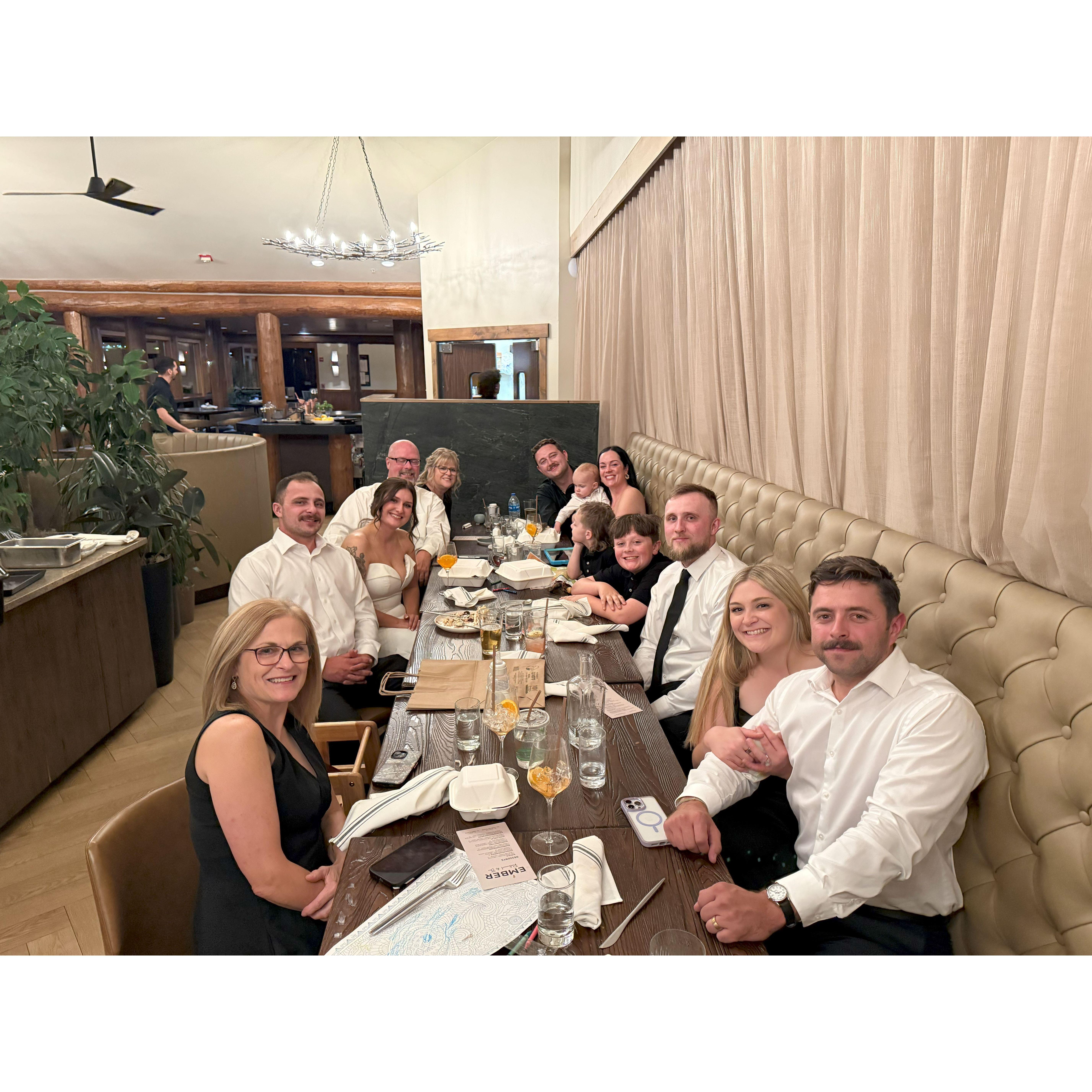 8/14/2025- Dinner at Ember Restaurant and Bar in Estes Park, CO