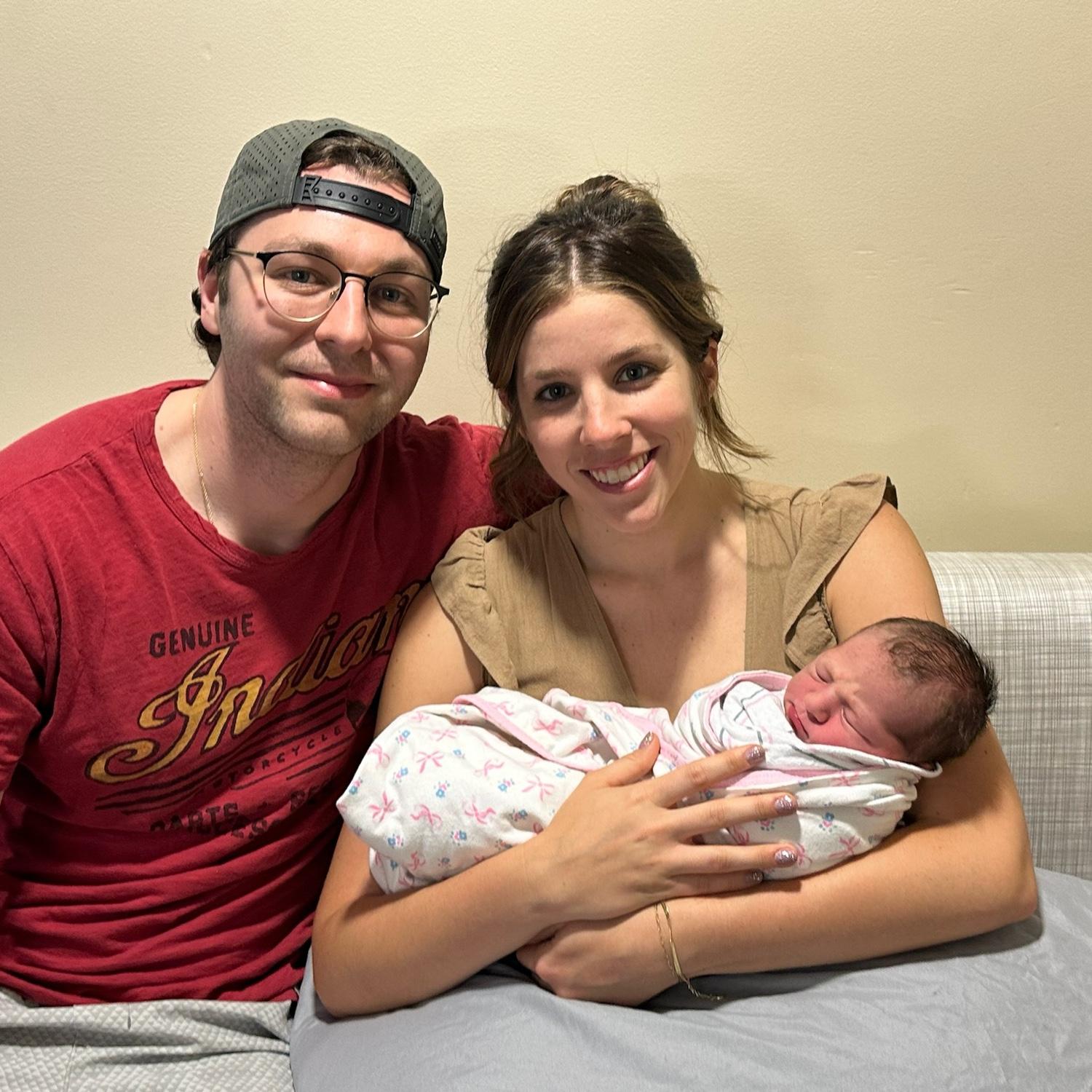 Our First Niece, Josie Rose, May 2024 - Daughter of Sophie (Groom's sister and bridesmaid) and Landon (Sophie's husband and groomsman).