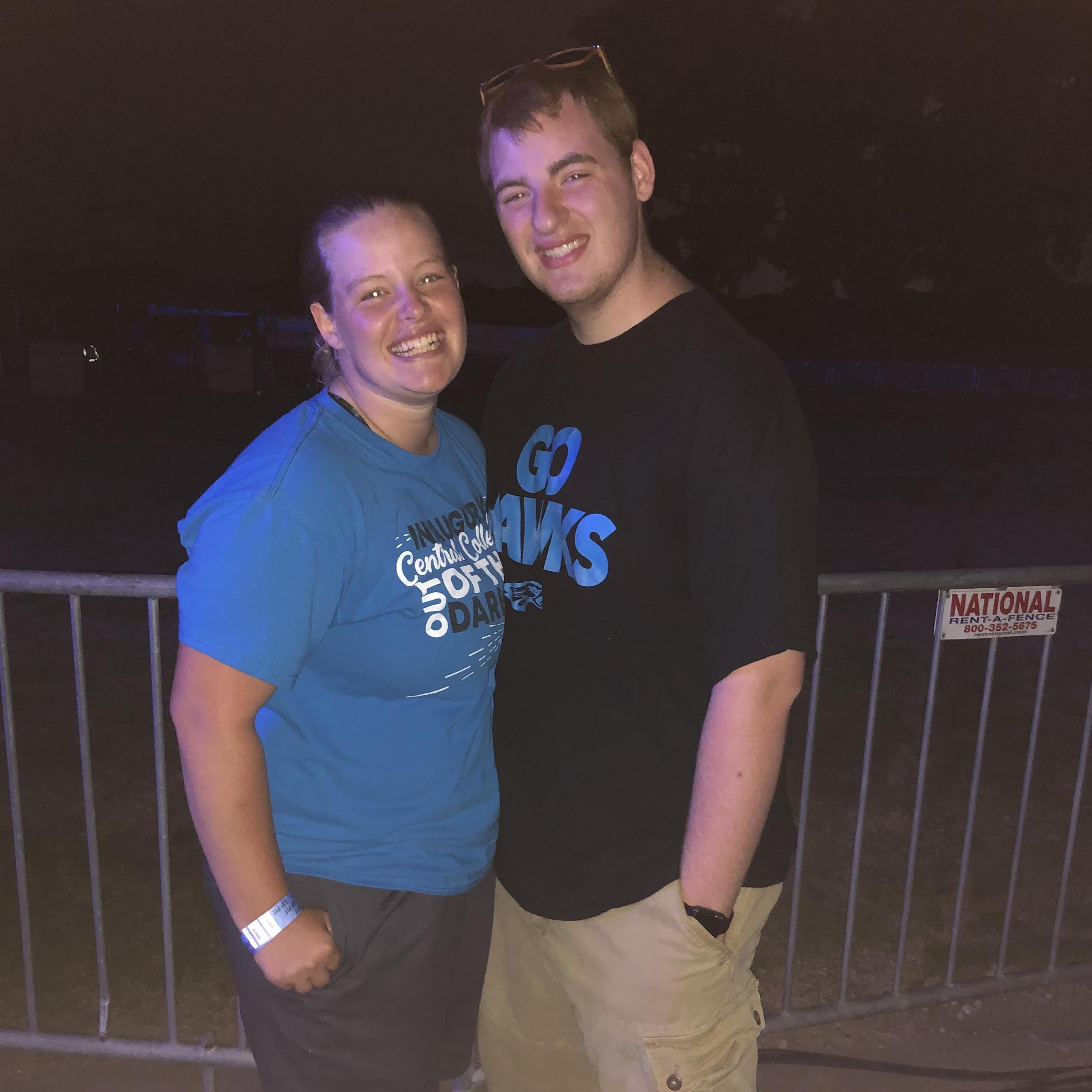 Our first concert, Jordan Davis, Filmore, and Brett Young, while he claimed he didn't like country music, he came with anyways.