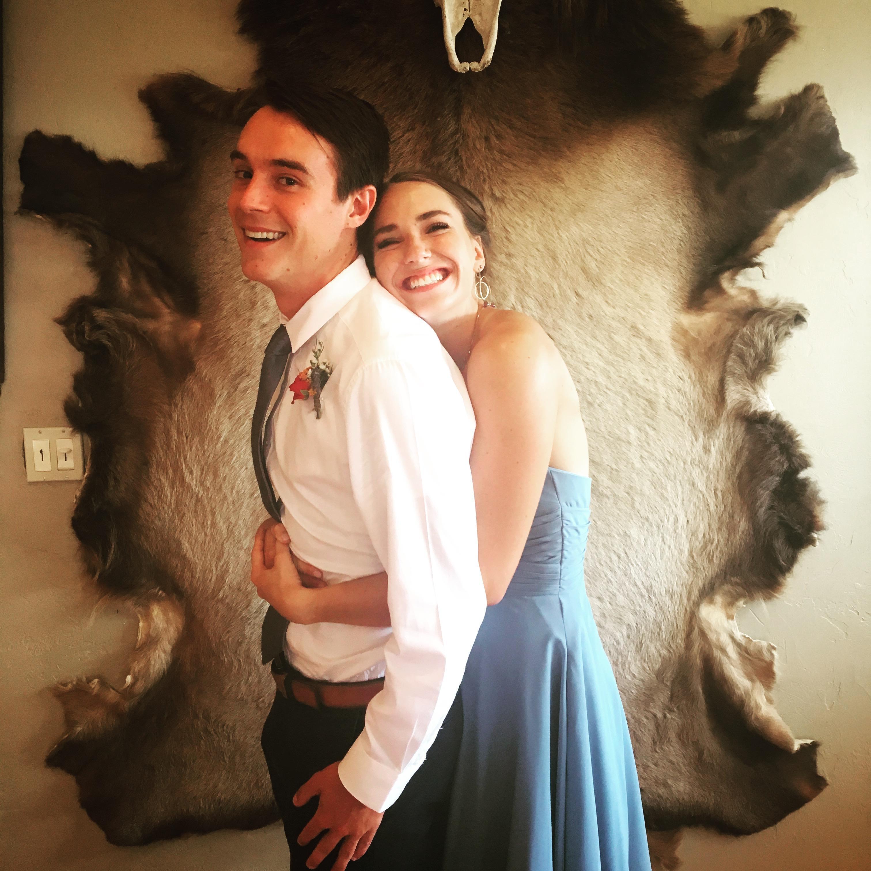 We were both lucky enough to be in our good friend's Dan and Hannah's wedding.