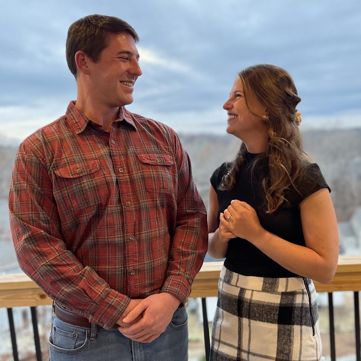 Jeff announced their engagement to his family at Thanksgiving in 2022