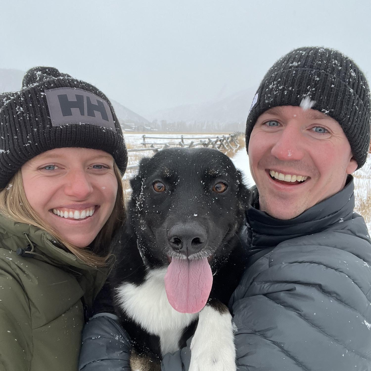 Winter walks with Ella in Park City - our happy place!