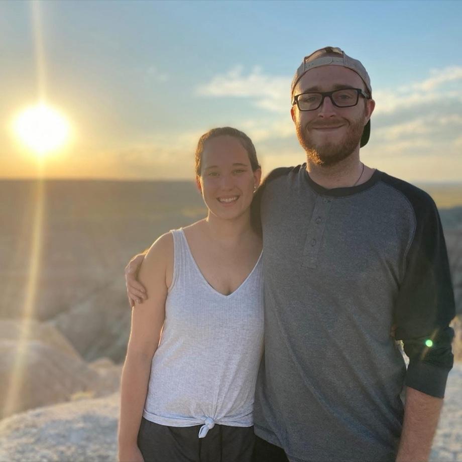 July 2020 - Morning sunrise at Badlands National Park in SD