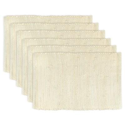Natural Chindi Placemats (Set Of 6)- Design Imports